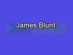 James Blunt: