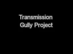 Transmission Gully Project