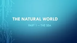 The Natural world