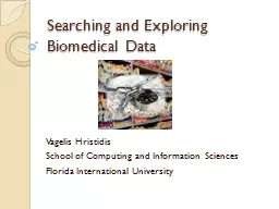 Searching and Exploring Biomedical Data