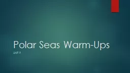 Polar Seas Warm-Ups