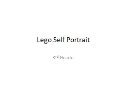 Lego Self Portrait