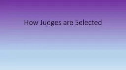 How Judges