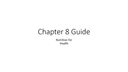 Chapter 8 Guide