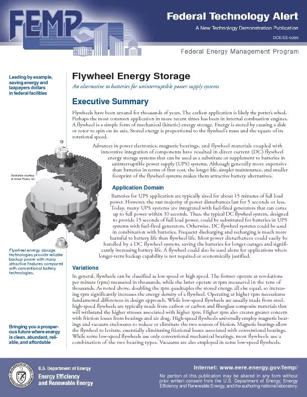 energy storage systems that can be used as a substitute or supplement