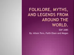 Folklore, myths, and legends from around the world.