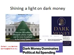 Shining a light on dark money