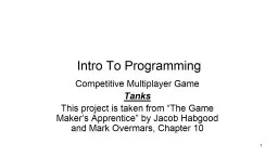Intro To Programming