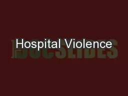 Hospital Violence