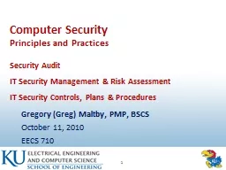 1 Computer Security