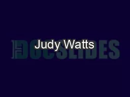 Judy Watts