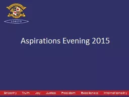 Aspirations Evening 2015