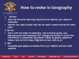 How to revise in Geography