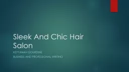 Sleek And Chic Hair Salon
