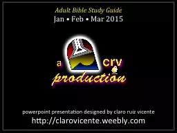 Adult Bible Study Guide