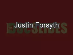 Justin Forsyth