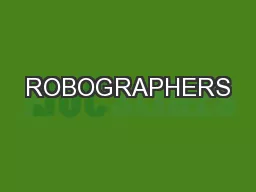 ROBOGRAPHERS