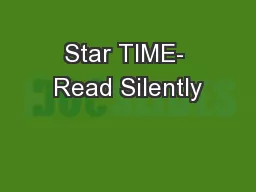 Star TIME- Read Silently