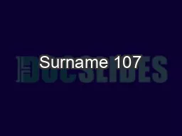 Surname 107