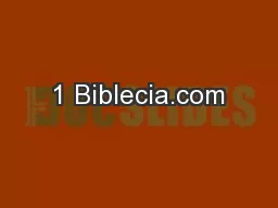 1 Biblecia.com