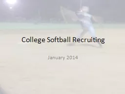College Softball Recruiting
