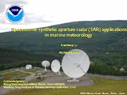 Spaceborne synthetic aperture radar (SAR) applications