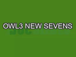 OWL3 NEW SEVENS #19