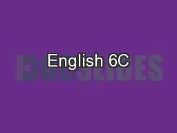 English 6C
