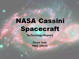 NASA Cassini Spacecraft