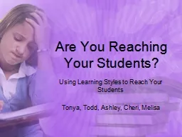 Are You Reaching Your Students?
