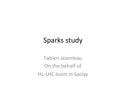 Sparks study