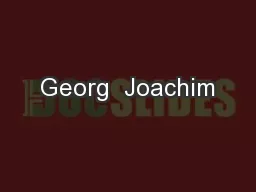 Georg  Joachim
