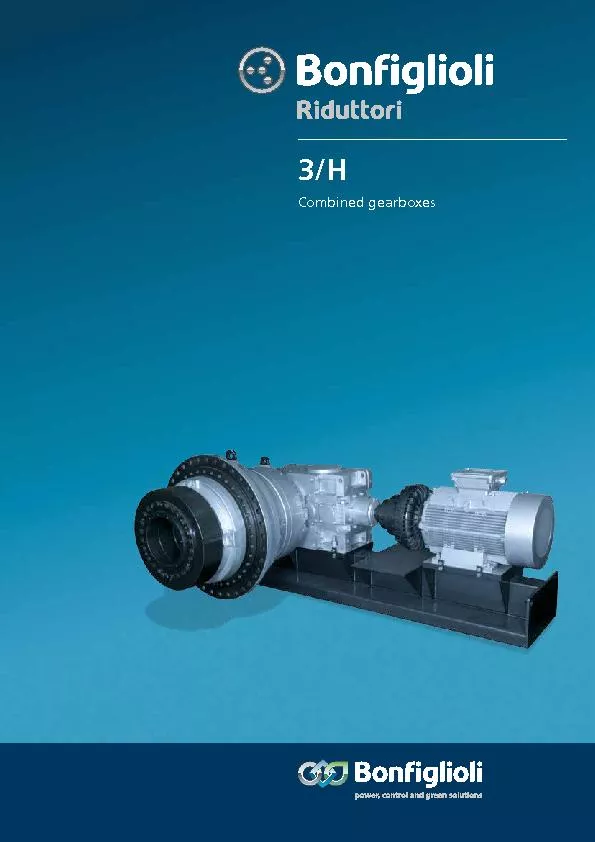 3/HCombined gearboxes