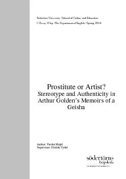 Prostitute or Artist?