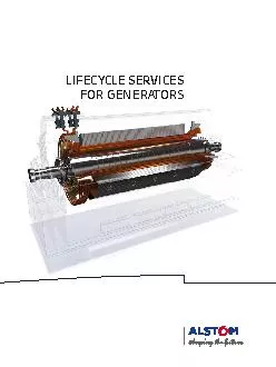 LIFECYCLE SERVICES FOR GENERATORS
