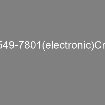 ISSN:0738-8551(print),1549-7801(electronic)CritRevBiotechnol,EarlyOnli