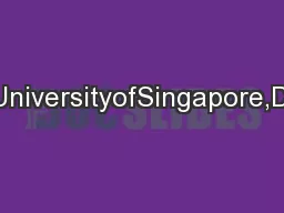 ElisabettaGentileNationalUniversityofSingapore,DepartmentofEconomicsAS