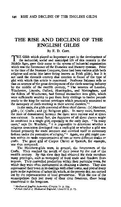 ENGLISH GILDS