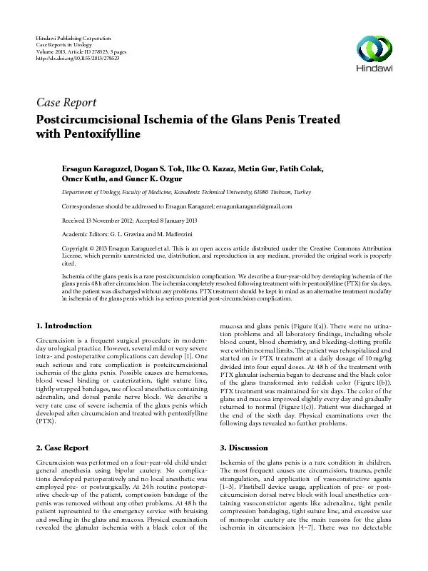 HindawiPublishingCorporationCaseReportsinUrologyVolume,ArticleID