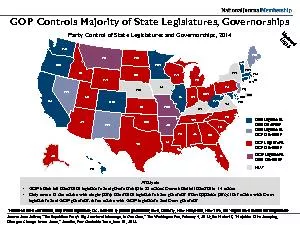 GOP Controls Majority of State Legislatures, Governorships