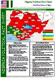 NIGERIA POLITICAL FACT SHEET