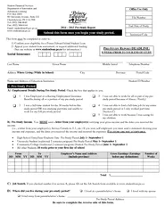 Pre udy Report This form must be completed in order