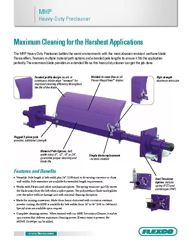 MHPHeavy-Duty PrecleanerMaximum Cleaning for the Harshest Applications