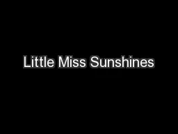 Little Miss Sunshines