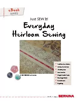 Heirloom Sewing