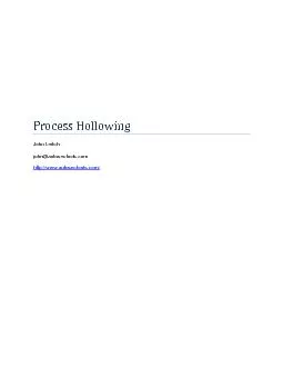 Process Hollowing
