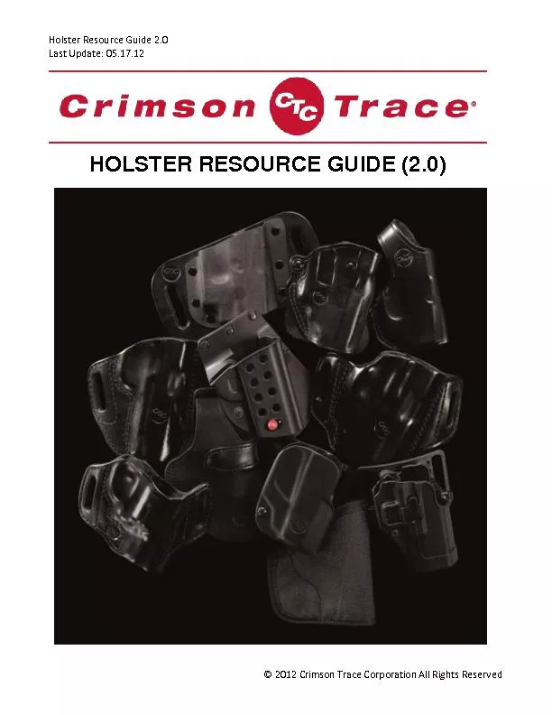 Holster Resource Guide 2.0