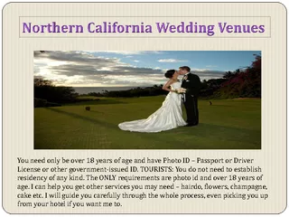 Northern California Wedding Venues