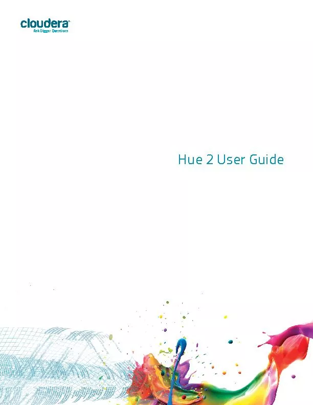 Hue 2 User Guide