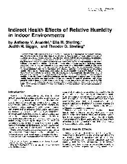 EnvironmentalHealthPerspectivesVol.65,pp.351-361,1986IndirectHealthEff